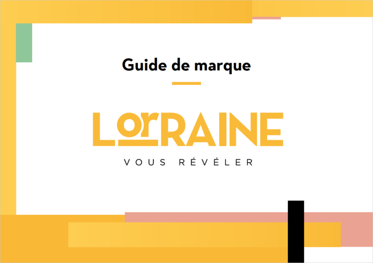 Guide de marque Lorraine par l'agence éditoriale Joli Rouge